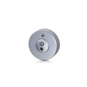 Mini Opbouw Zender Zilver dia 32,2 mm en 12 mm hoog ontvanger AL009