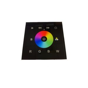 Wandbediening Zwart 1 zone RGBW - PWM