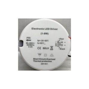 LED-driver 24V 1-9W IP20 Aan/Uit (niet-dimbaar) - MINI DRIVER