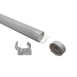 LED-strip Rond profiel 30×30mm - Opaal