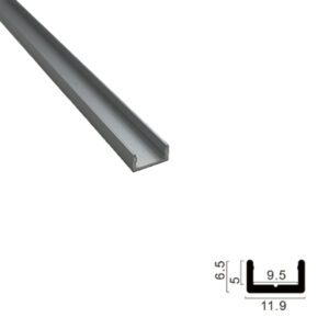 LED-strip Profiel NEON Flex 11,9×6,5mm - Aluminium