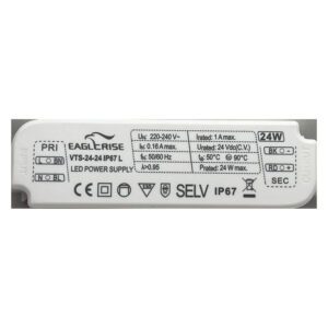 LED-driver 24V IP67 Aan/Uit (niet-dimbaar)